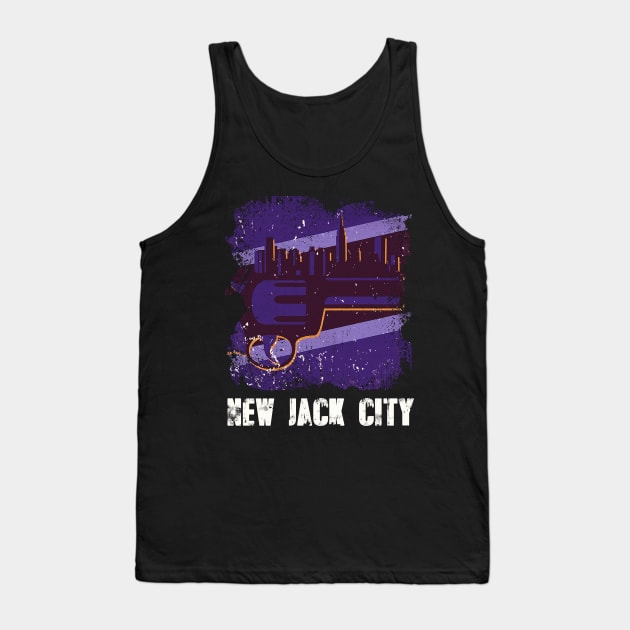 Classic Art New City Tank Top by Black Demon Bear